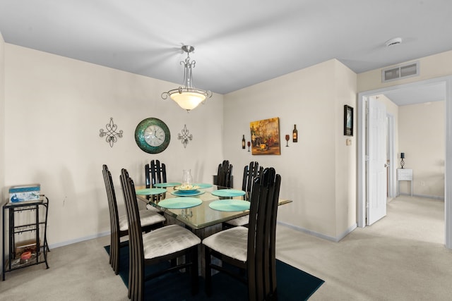 52140 Naugatuck Dr, Macomb, MI 48042 - dining room featuring baseboards and light carpet