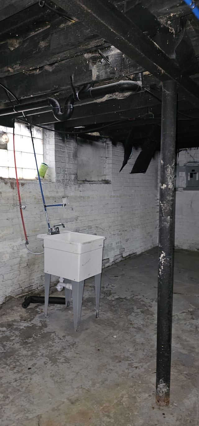 15815 Linwood St, Detroit, MI 48238 - view of unfinished basement
