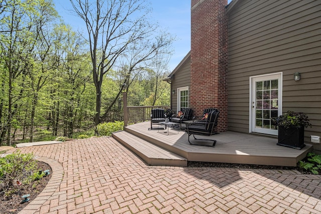 975 Pine Needle Trl, Rochester, MI 48306 - view of patio with a deck