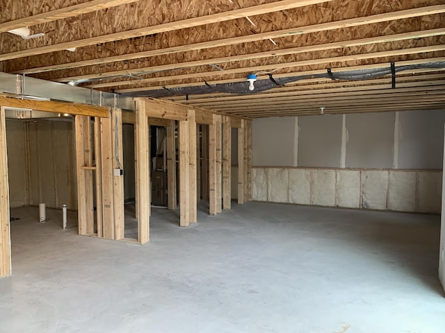 1060 N Wahington St, Lowell, MI 49331 - view of unfinished basement