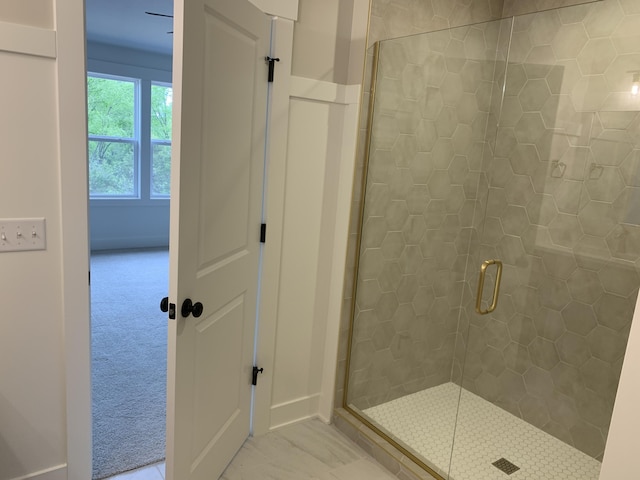 1060 N Wahington St, Lowell, MI 49331 - full bathroom featuring a stall shower