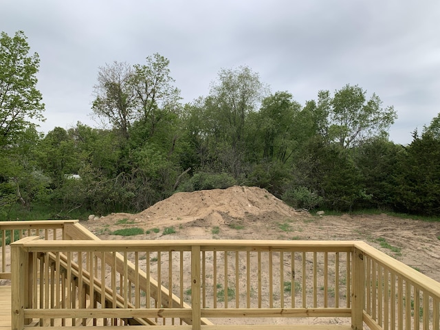 1060 N Wahington St, Lowell, MI 49331 - view of wooden deck