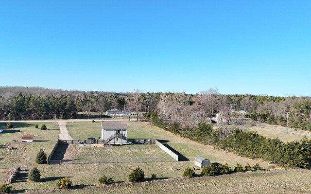 6039 W Morris Lake Rd, Mears, MI 49436 - exterior space with a forest view