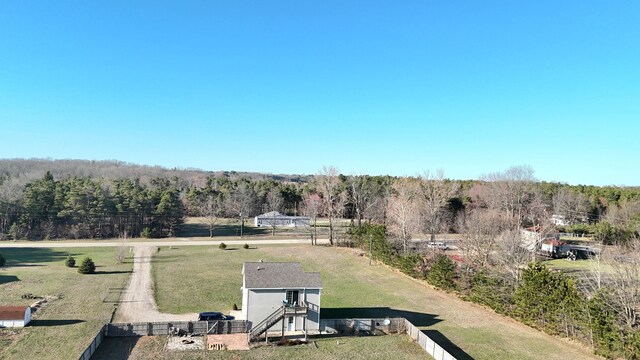 6039 W Morris Lake Rd, Mears, MI 49436 - view of yard featuring a view of trees