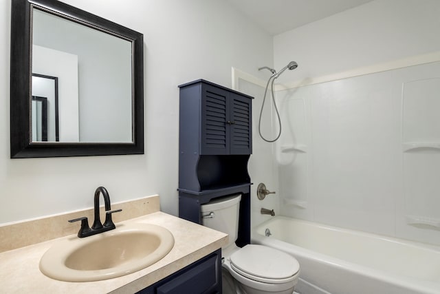 20100 Wick Rd, Taylor, MI 48180 - bathroom featuring shower / bathing tub combination, vanity, and toilet