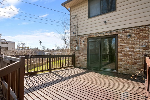 20100 Wick Rd, Taylor, MI 48180 - view of wooden terrace