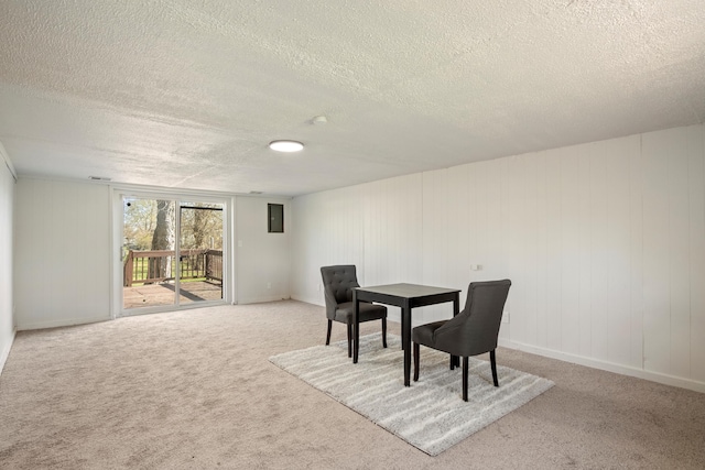 20100 Wick Rd, Taylor, MI 48180 - carpeted dining room featuring a textured ceiling