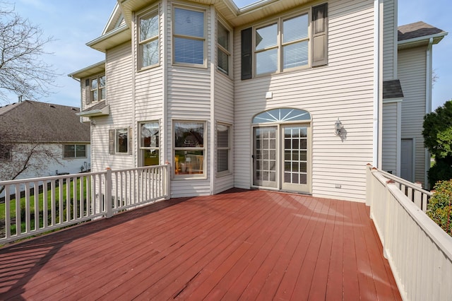 7511 Dunross Dr, Portage, MI 49024 - view of wooden terrace