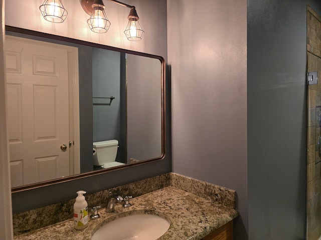 45645 Graystone Ln, Canton, MI 48187 - bathroom featuring toilet and vanity