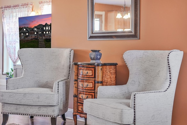 view of sitting room