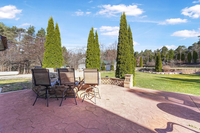 view of patio / terrace with outdoor dining space