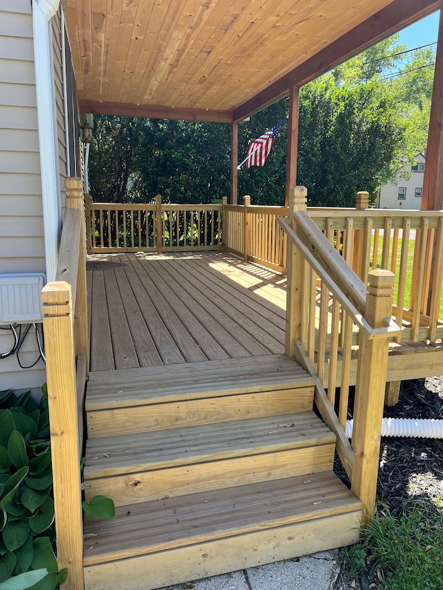 22332 Homestead St, Taylor, MI 48180 - view of deck