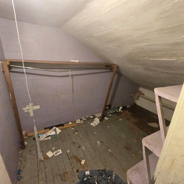 view of attic