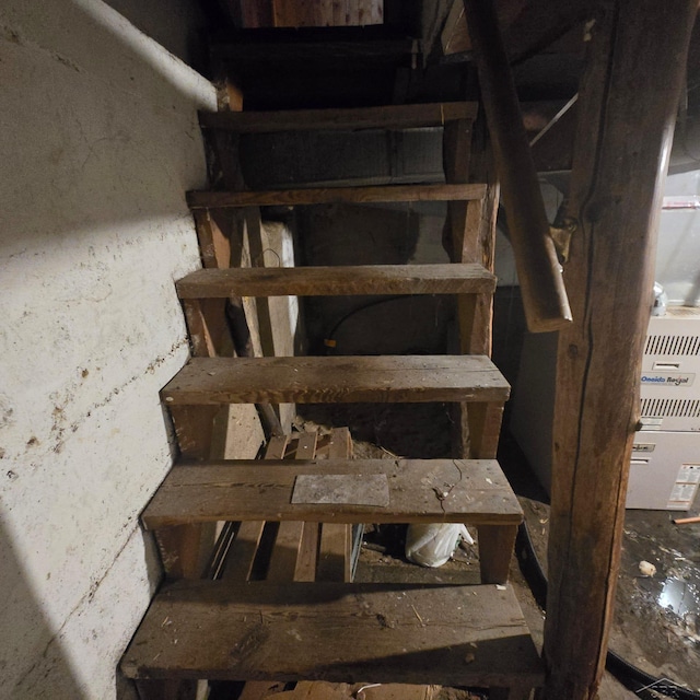 view of stairs