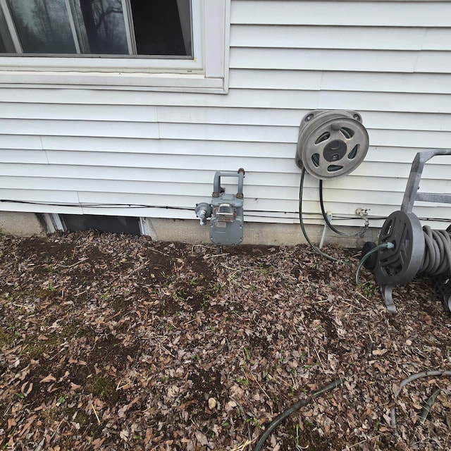 details featuring gas meter