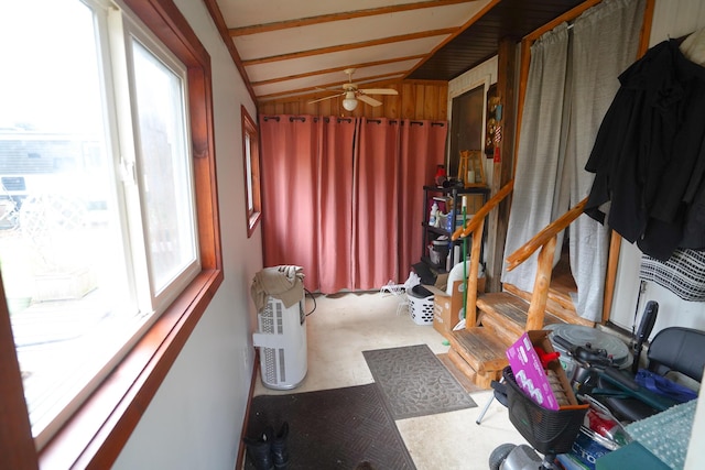 1786 S Camp Ave, White Cloud, MI 49349 - sunroom with lofted ceiling
