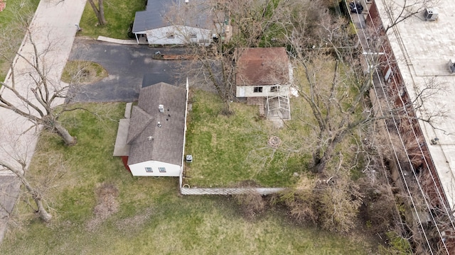 view from above of property