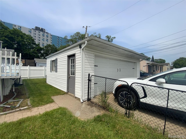 135 Gerald Ave, Clawson, MI 48017 - view of detached garage
