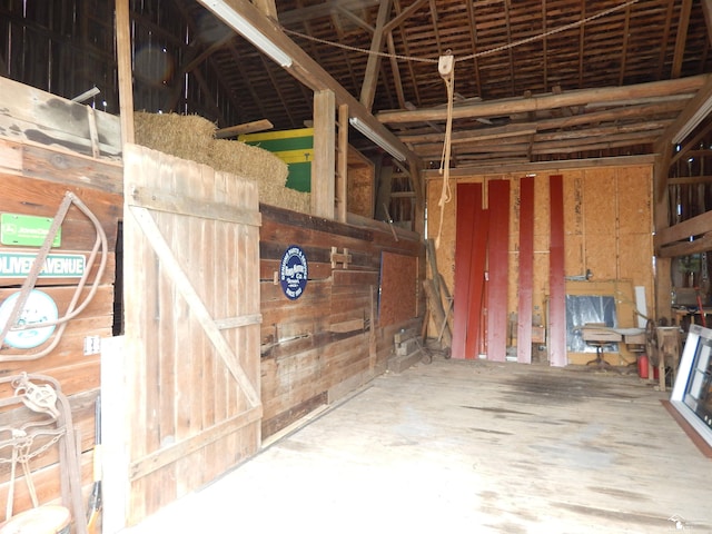 view of stable
