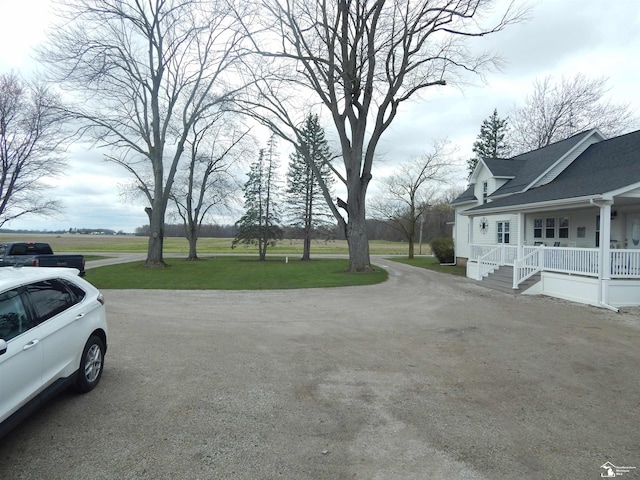 exterior space featuring a porch