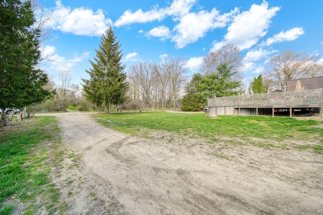 8825 Mills Rd, Manitou Beach, MI 49253 - view of dirt / gravel driveway