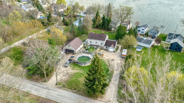 8825 Mills Rd, Manitou Beach, MI 49253 - aerial perspective of suburban area