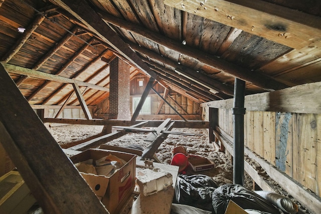 8825 Mills Rd, Manitou Beach, MI 49253 - view of attic