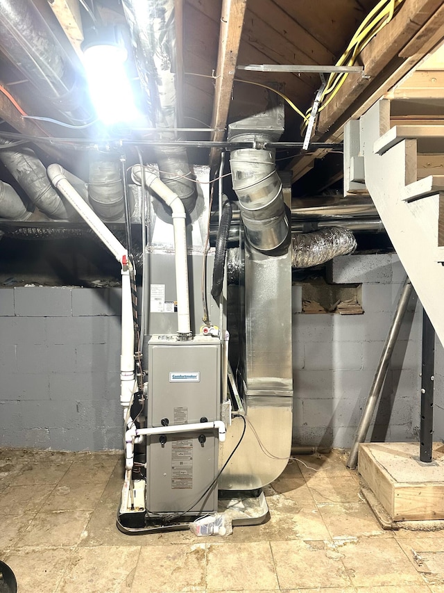 view of utility room
