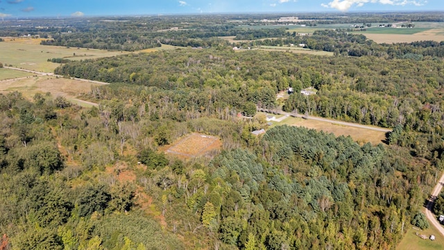 4345 W Mcnally Rd, Coleman, MI 48618 - drone / aerial view with a forest view
