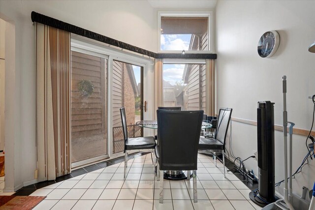 26765 Plumgrove Ln, Farmington Hills, MI 48334 - dining space featuring light tile patterned floors
