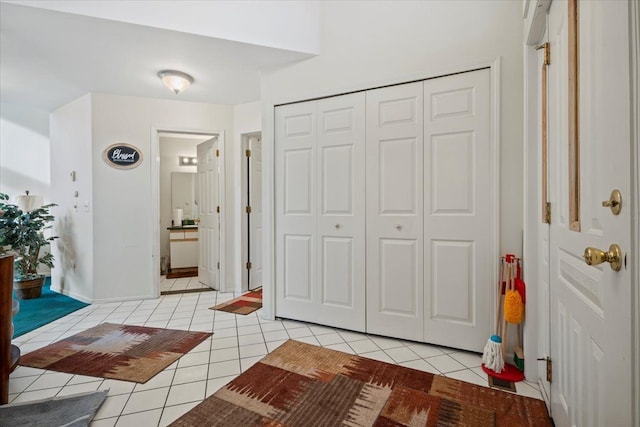 26765 Plumgrove Ln, Farmington Hills, MI 48334 - entrance foyer with light tile patterned floors