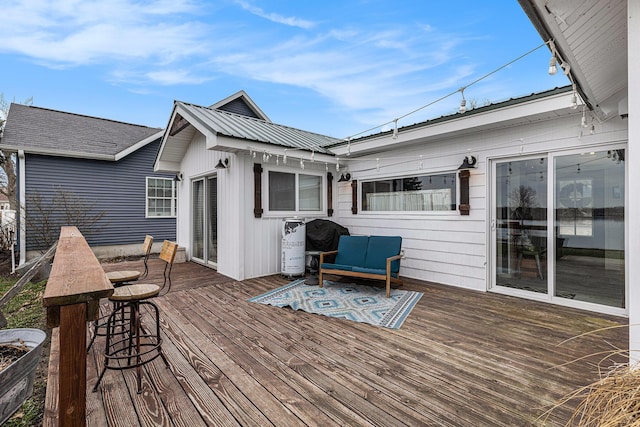 17570 Apache Trl, Howard City, MI 49329 - view of wooden terrace