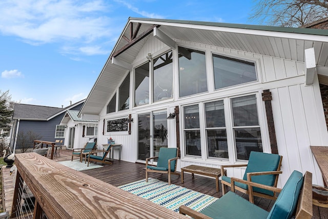 17570 Apache Trl, Howard City, MI 49329 - view of wooden deck
