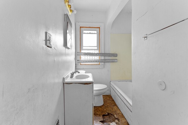 14919 Lesure St, Detroit, MI 48227 - full bathroom featuring vanity, toilet, and a tub