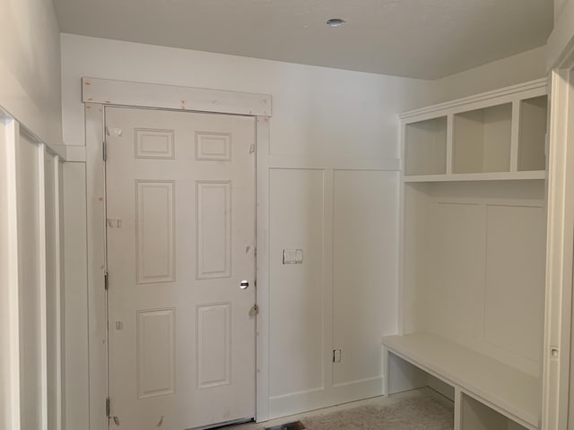 view of mudroom