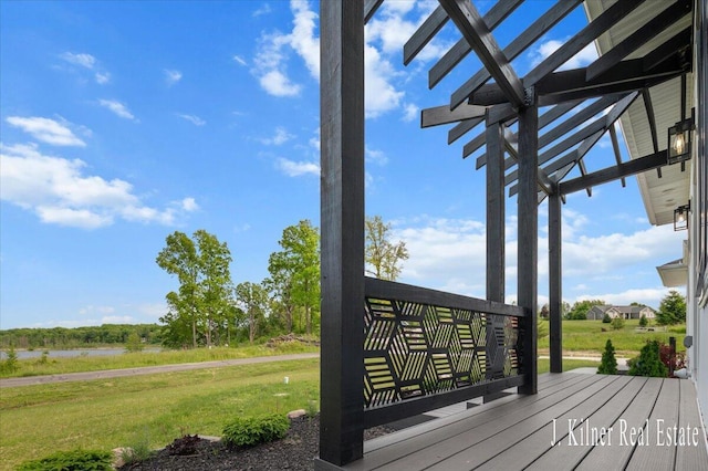 9465 Wabasis Pointe Dr NE, Greenville, MI 48838 - wooden deck with a yard