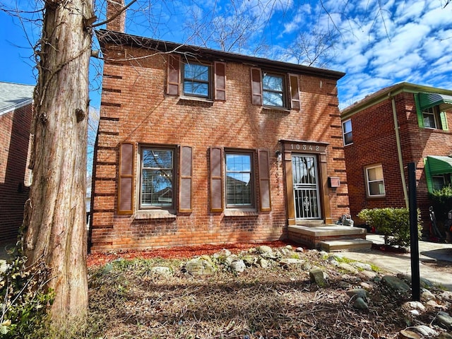 10342 Britain St, Detroit, MI 48224 - traditional home with brick siding