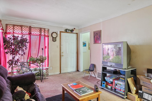 11908 Roxbury St, Detroit, MI 48224 - view of carpeted living room