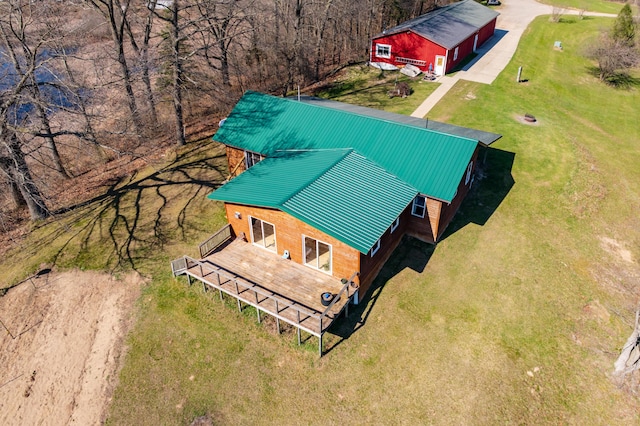 drone / aerial view