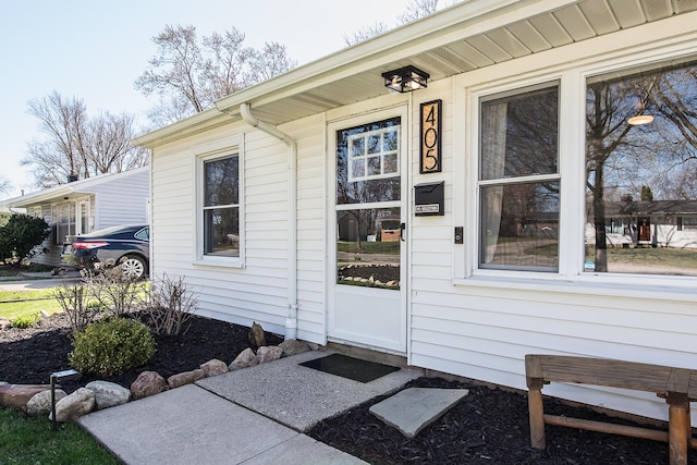 view of entrance to property