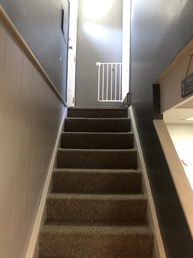 view of stairs