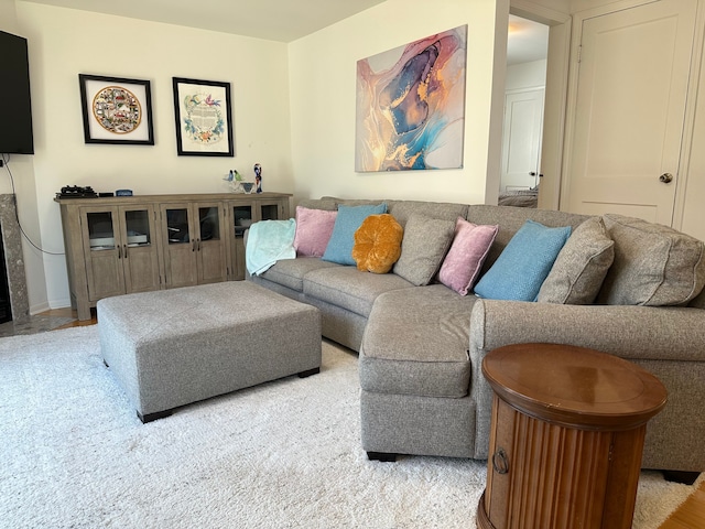 view of living area