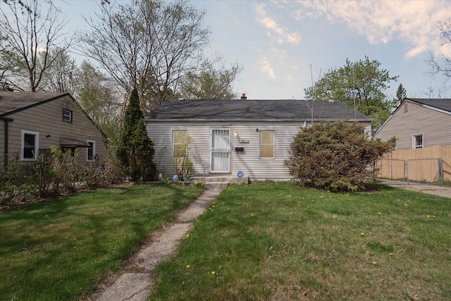 view of bungalow-style house