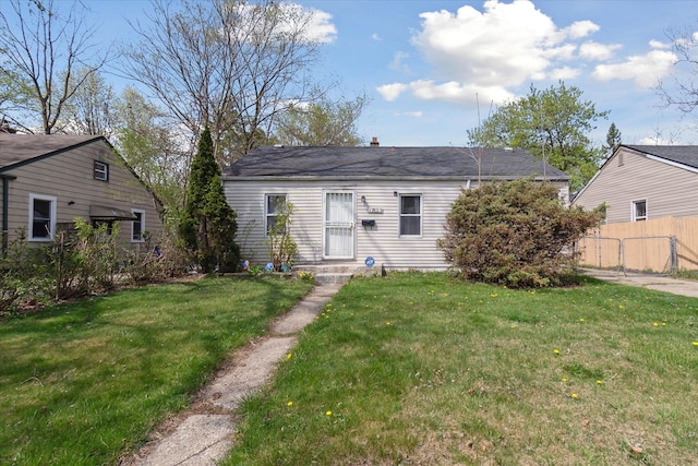 view of bungalow-style home
