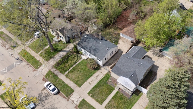 drone / aerial view