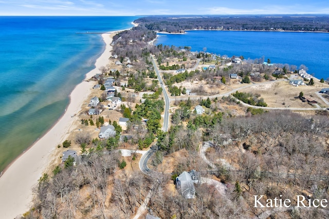 5575 Beechmont Rd, Whitehall, MI 49461 - aerial view with a water view