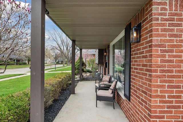 view of patio / terrace featuring a porch