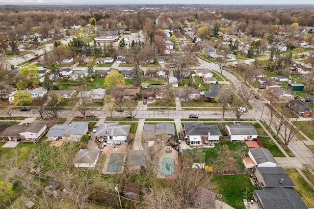 birds eye view of property featuring a residential view