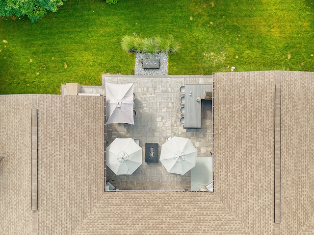 drone / aerial view
