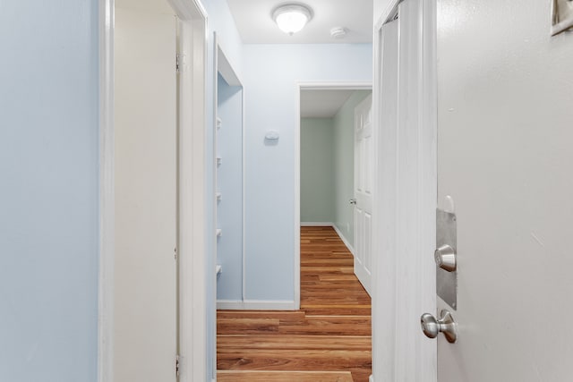640 Virginia Park St, Detroit, MI 48202 - hall featuring baseboards and wood finished floors
